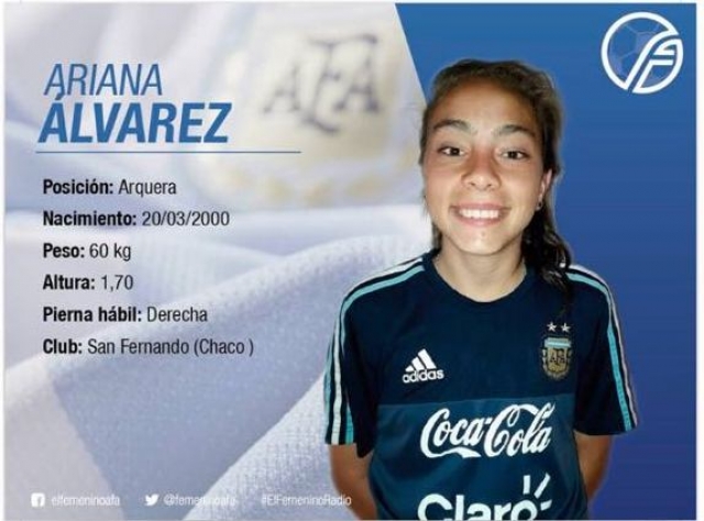 Ariana lvarez chaque a en la selecci n Sub 20